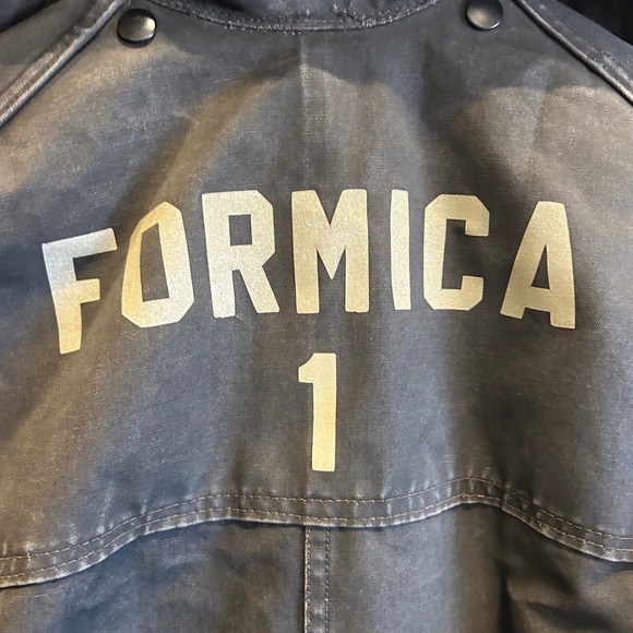 50's Vintage Janesville Fireman Coat Hornbuckle Jacket Black Fire Coat - Picture 9 of 16